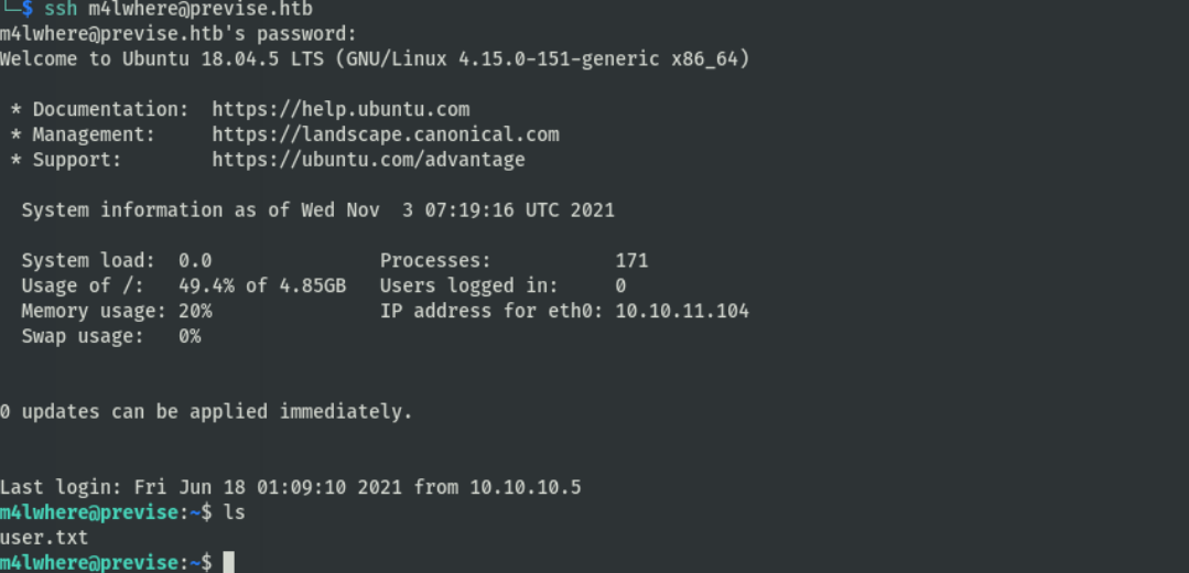 upload successful