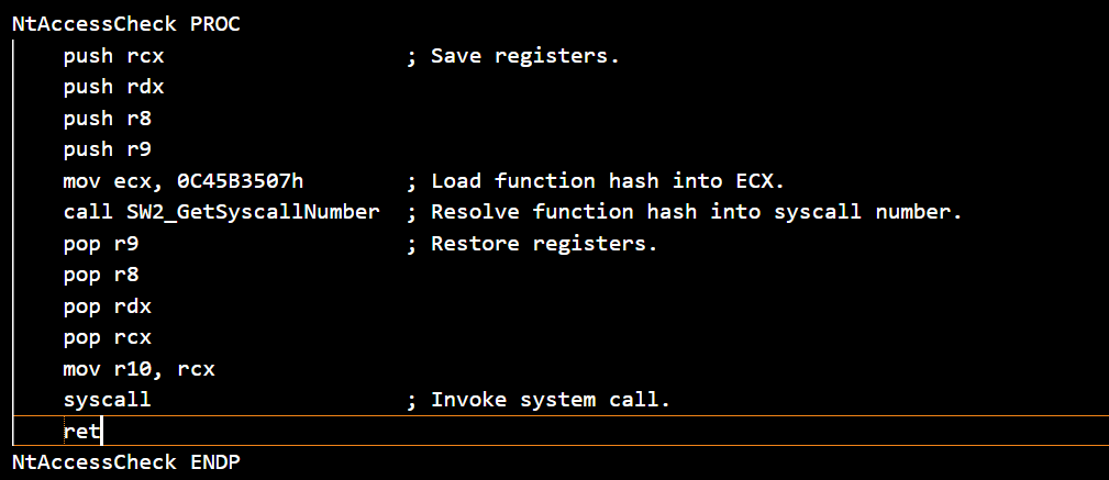 syscall调用1